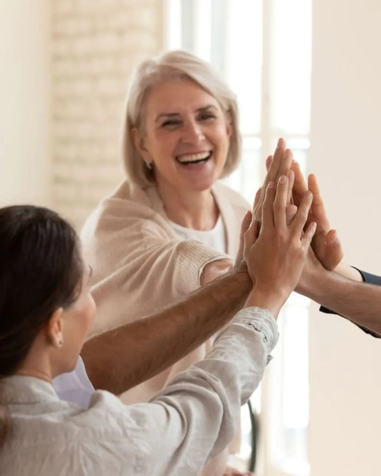 Moment de partage entre participantes à l’issue d’une formation Reiki